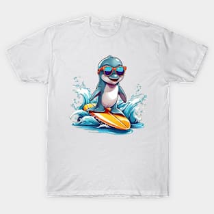 Surfing Dolphin T-Shirt